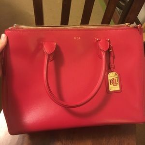 Lauren Ralph Lauren RED BAG!